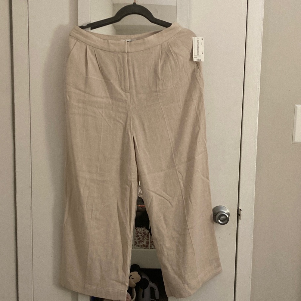 Bar III Beige Wide Leg Women's Pants